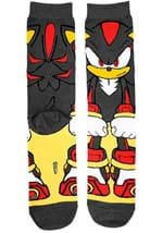 Adult Sonic Shadow the Hedgehog 360 Character Socks Alt 1