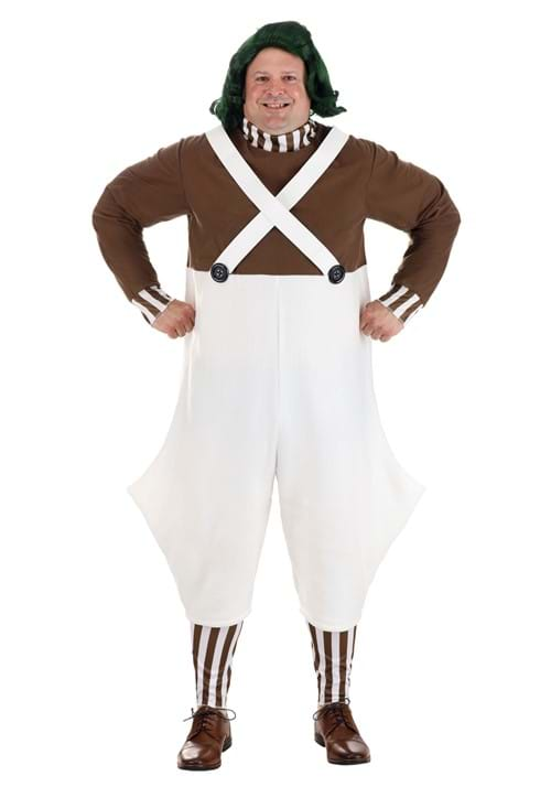 Willy Wonka Plus Size Adult Oompa Loompa Costume