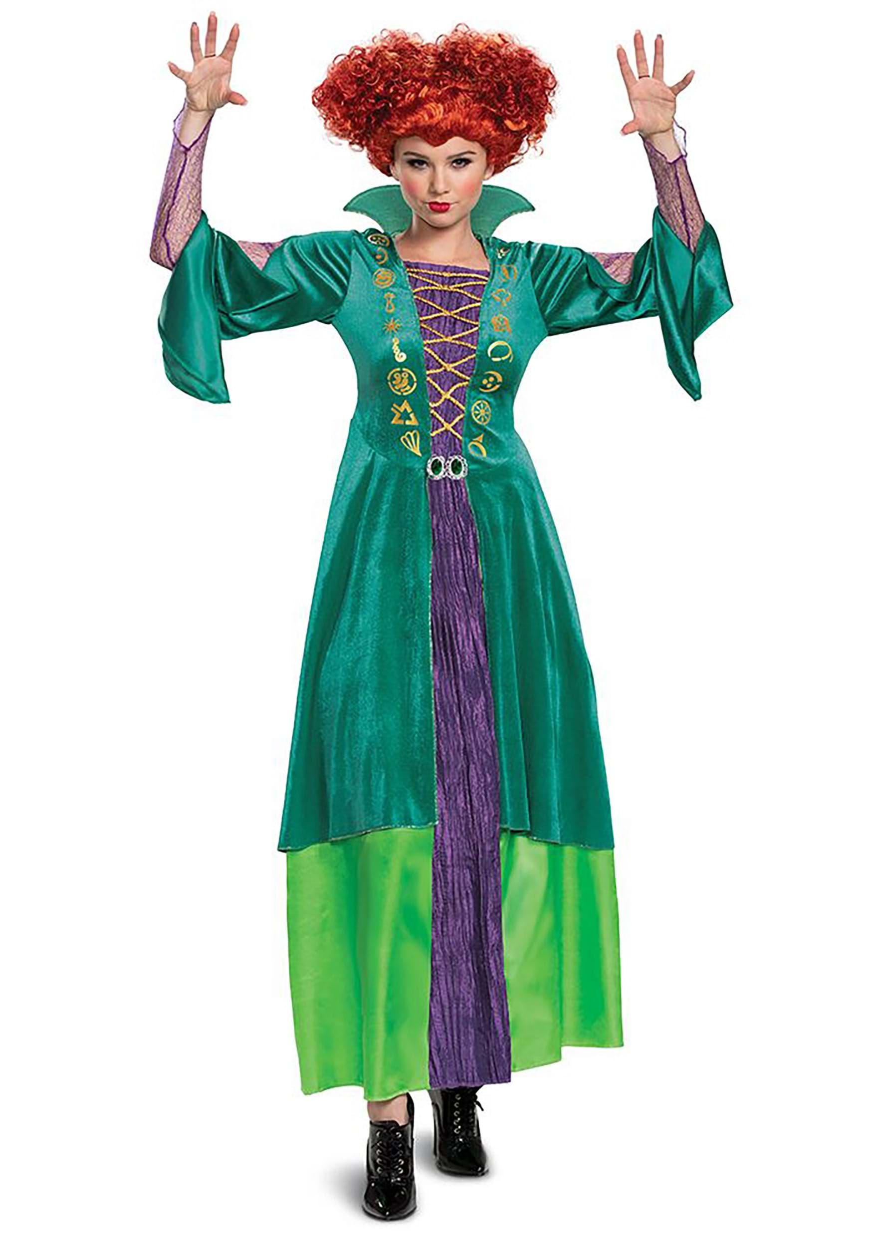 Hocus Pocus Deluxe Wini Women's Costume Dress , Disney Costumes