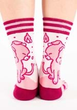 Adult Pink Cerberus Socks Alt 1