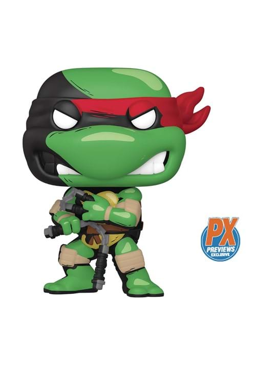 POP COMICS TMNT MICHELANGELO PX VINYL FIGURE W/B&W CHASE