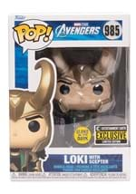 Avengers Loki with Scepter Pop! Vinyl Figure Alt 1