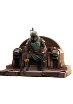 GENTLE GIANT PREMIER COLLECTION MANDALORIAN BOBA FETT ON THR