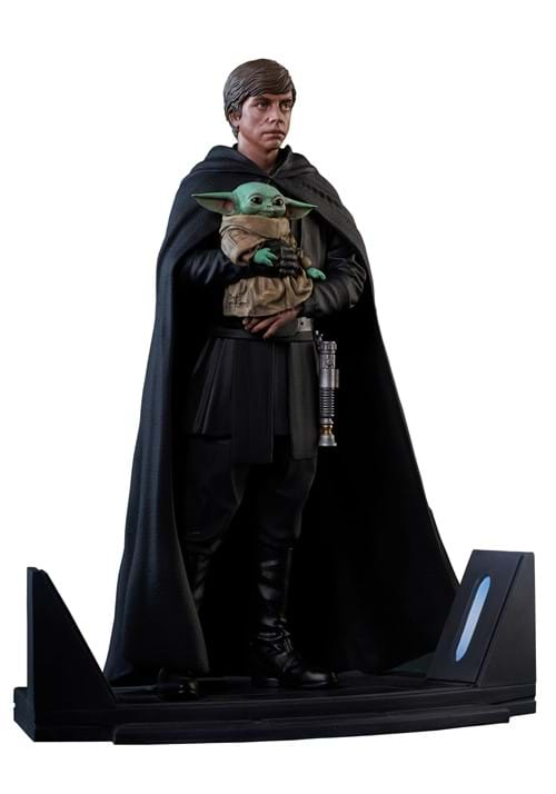 GENTLE GIANT SW PREMIER COLLECTION MANDALORIAN LUKE & GROGU 