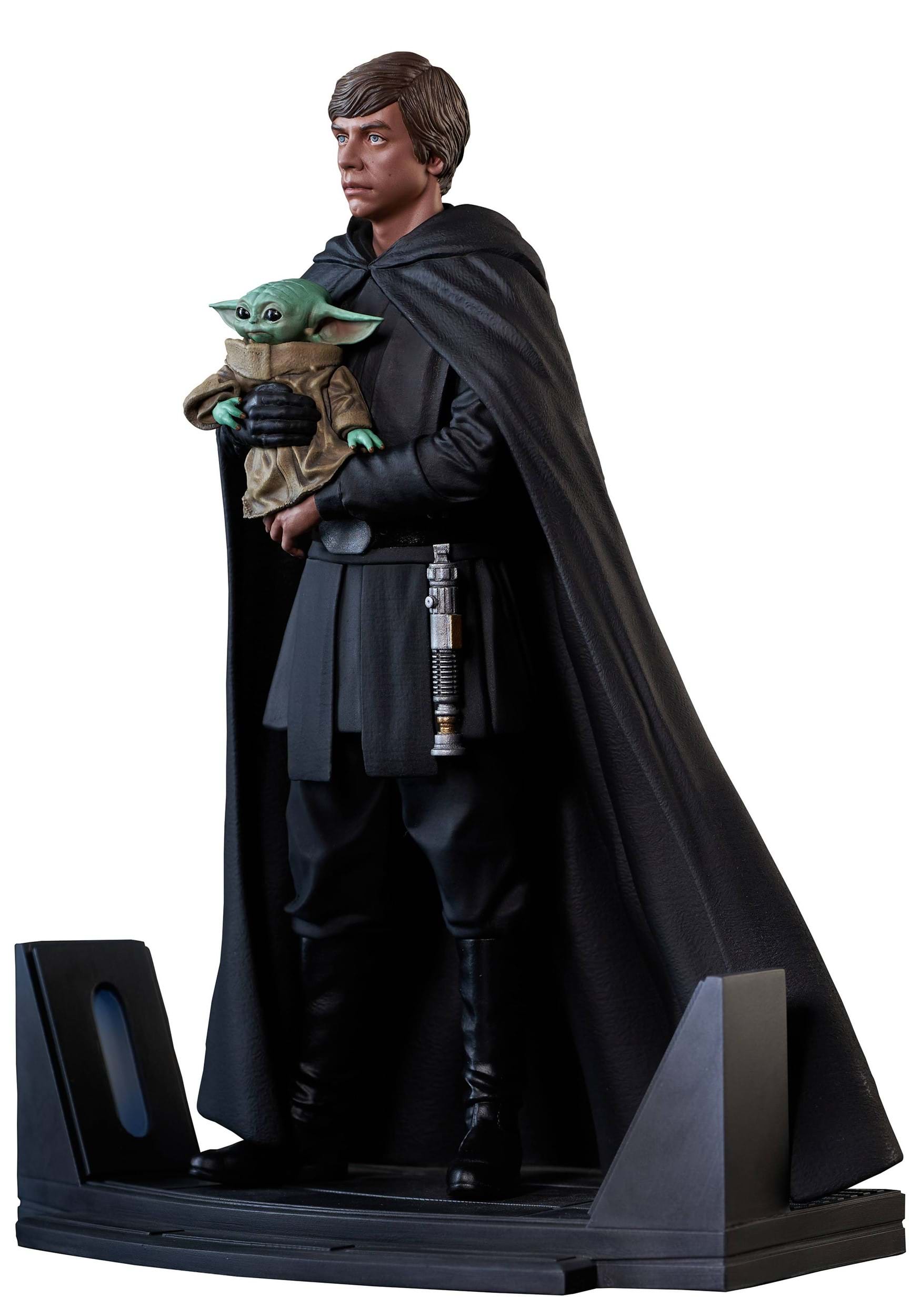 Star Wars Premiere Collection Luke & Grogu Mandalorian Statue