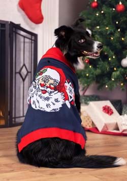 Vintage Santa Dog Sweater