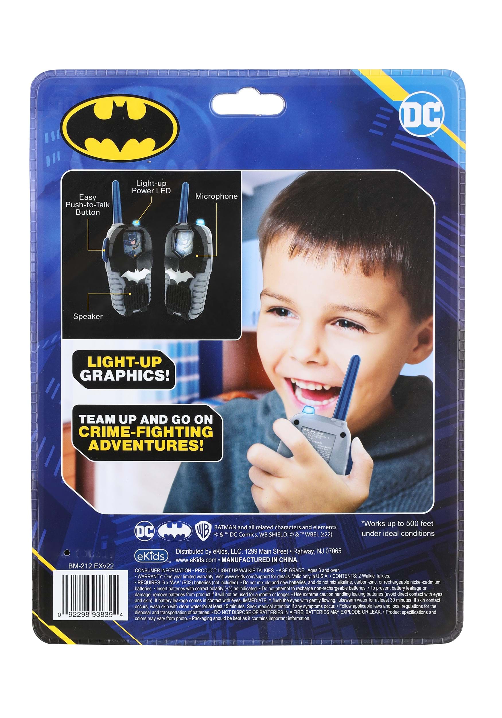 Batman Deluxe FRS Light Up Walkie Talkies , Batman Toys