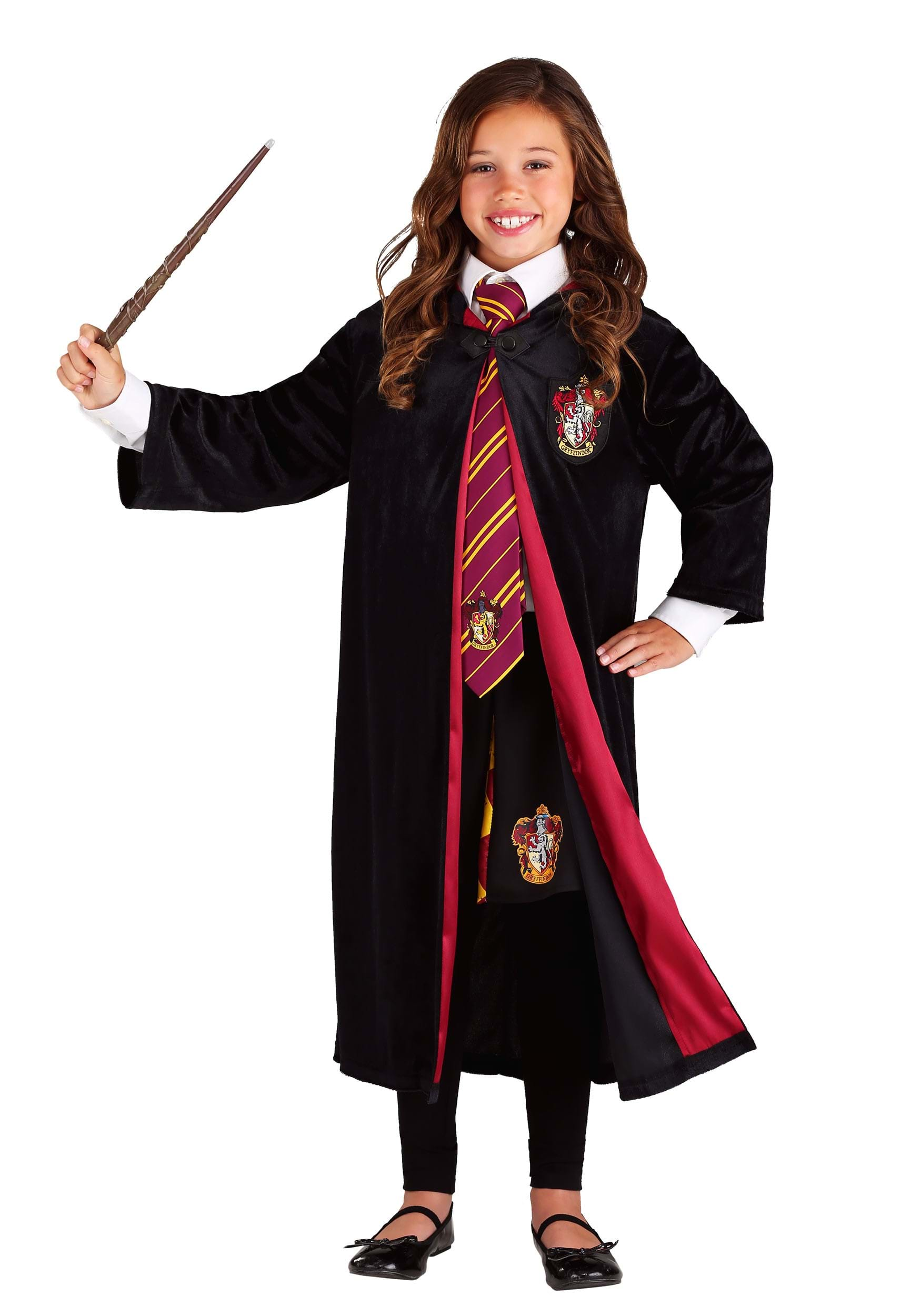 Harry Potter Deluxe Hermione Gryffindor Robe For Kids