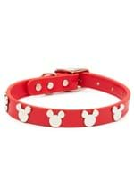 Mickey Mouse Head Icon Vegan Leather Dog Collar Alt 2