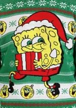 SPONGEBOB PRESENT GREEN UGLY CHRISTMAS SWEATER Alt 1