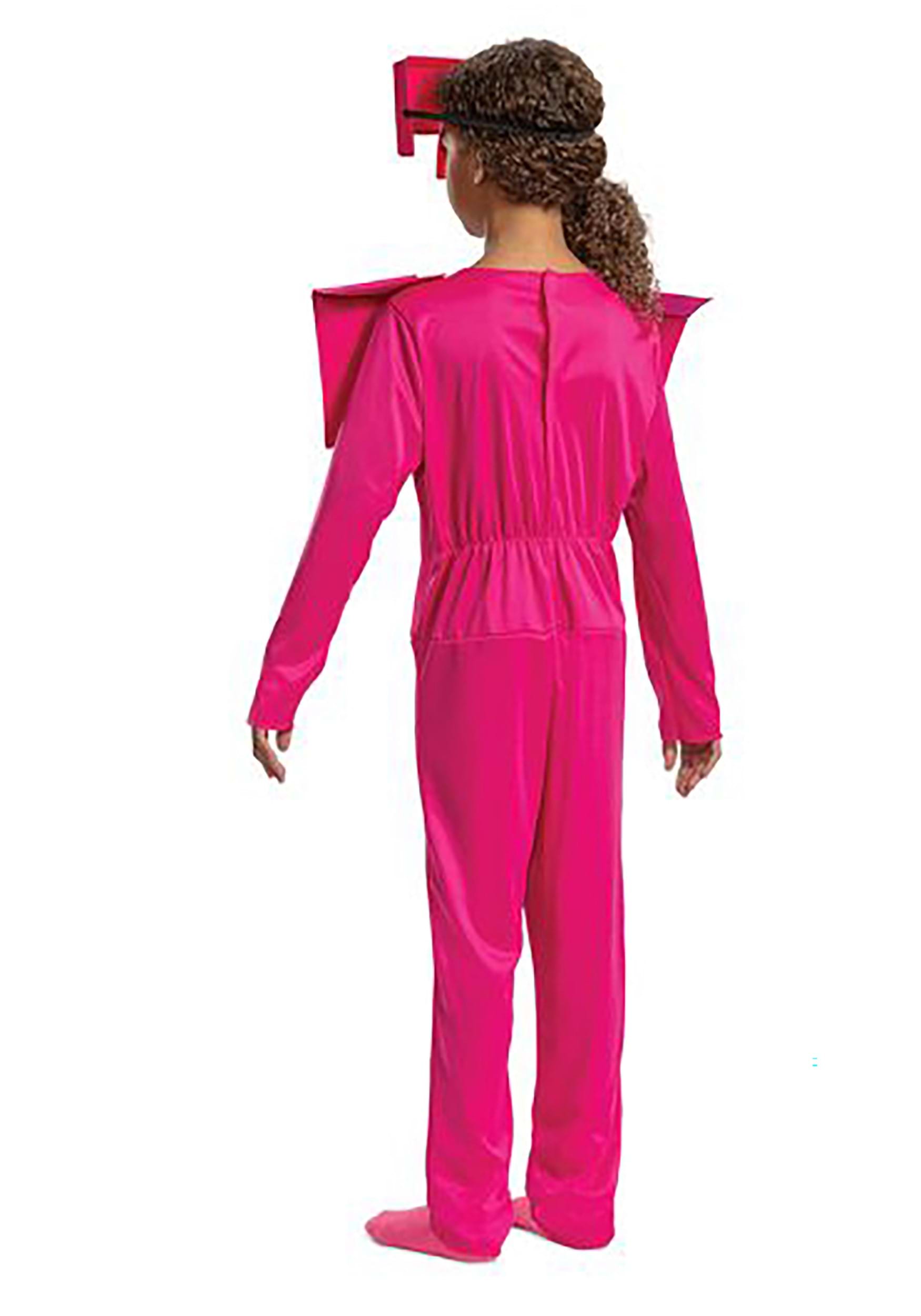 Minecraft Girl's Classic Pink Armor Costume , Video Game Costumes