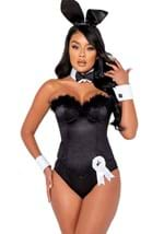  Women's Playboy Black Boudoir Bunny Costume