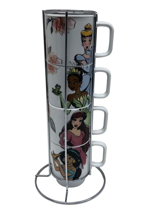 Disney Princess Be Kind Set of 4 Stacking Mugs