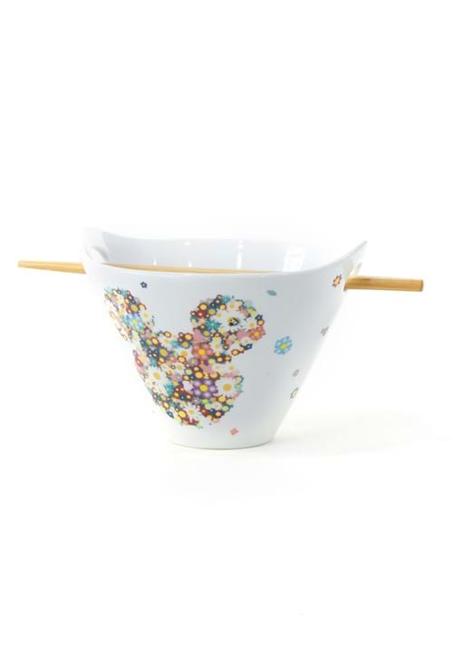 Disney Floral Mickey Head Noodle Bowl