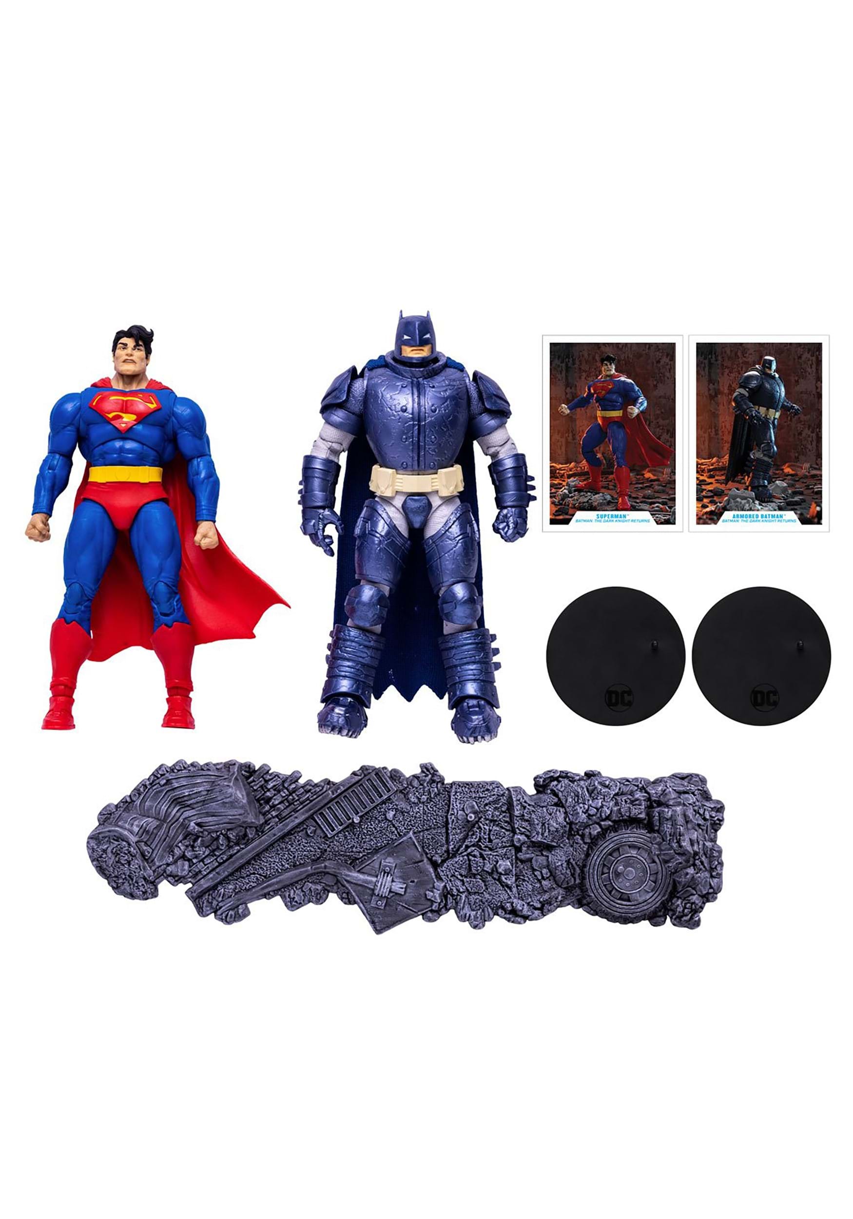 DC The Dark Knight Returns Superman Vs. Batman 7 Scale Action Figure