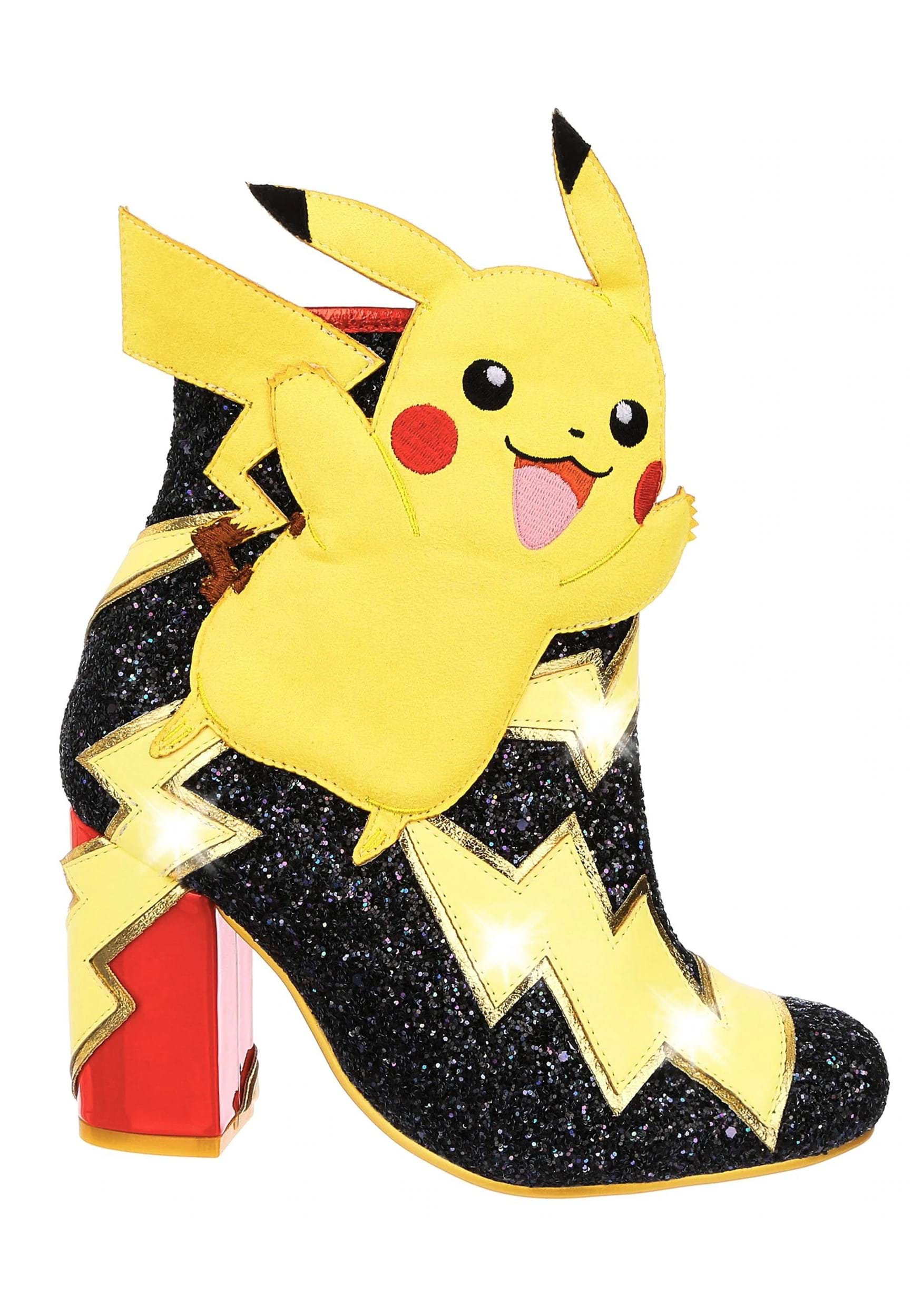Irregular Choice Pokemon Shock Walk Pikachu Boots