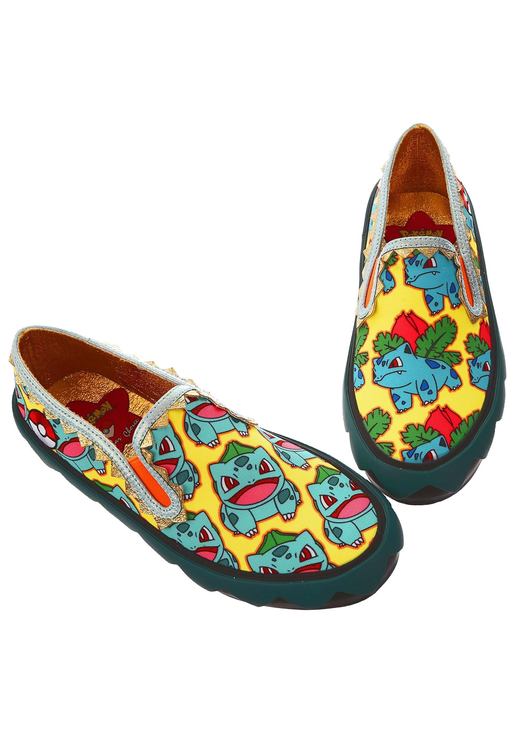 Irregular Choice Pokemon Every Day Is An Adventure Bulbasaur Canvas Shoes