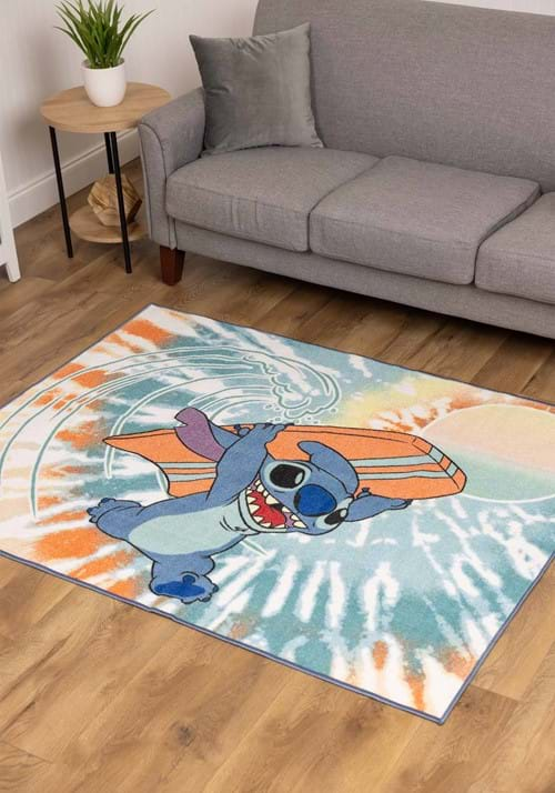 Disney Lilo & Stitch Catching Waves Room Rug