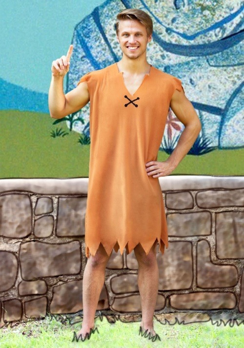 Adult Barney Rubble Costume