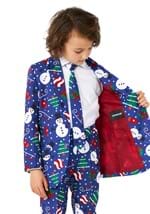 Suitmeister Christmas Snowman Boys Blue Suit Alt 2
