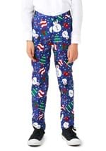 Suitmeister Christmas Snowman Boys Blue Suit Alt 4