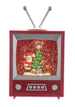 RUDOLPH Musical TV and Swirl Water Table Piece Alt 5