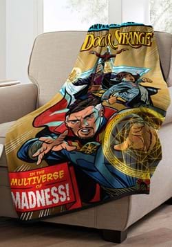 Doctor Strange Comic Madness Throw Blanket