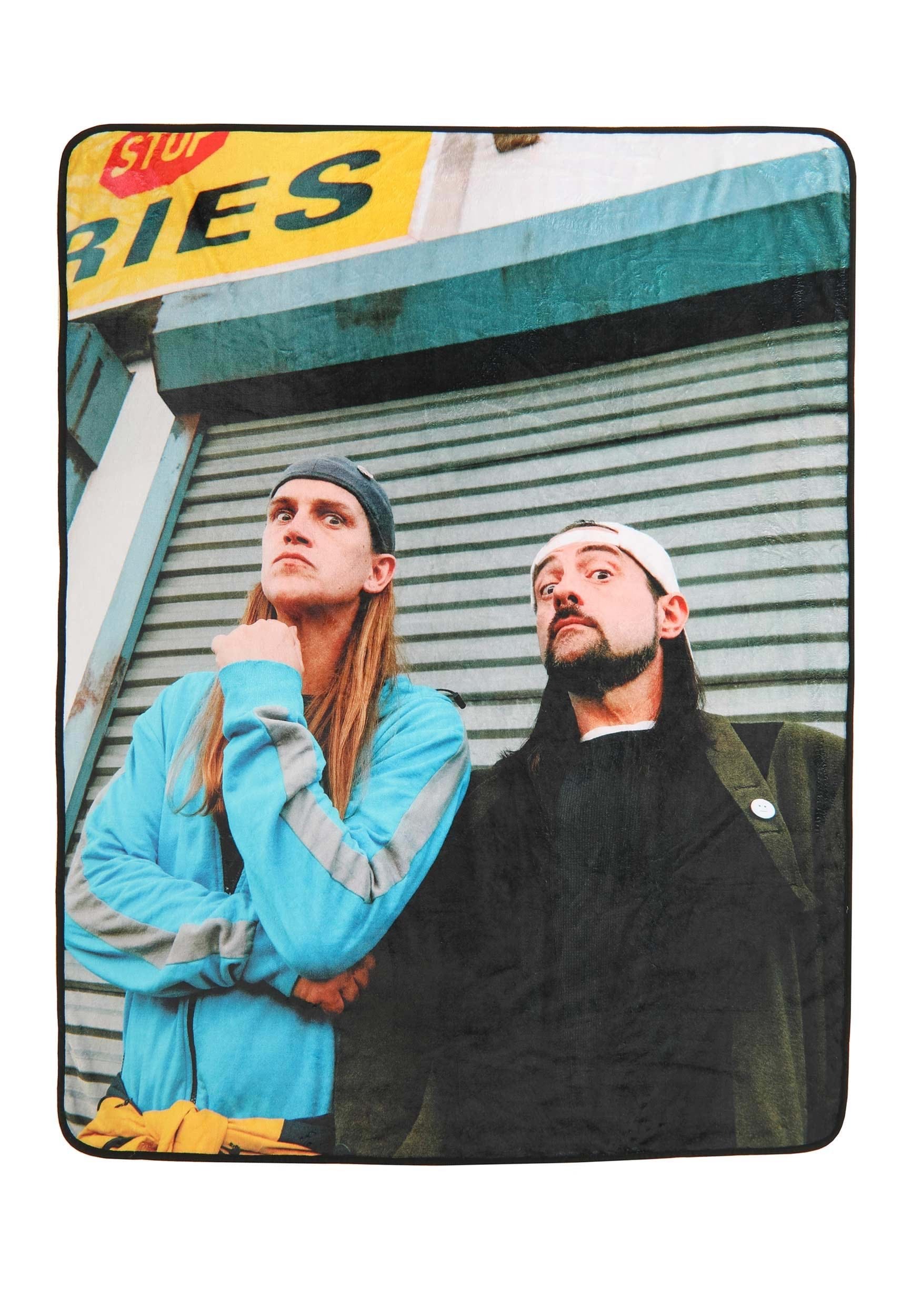 Jay And Silent Bob Throw Blanket