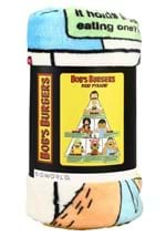 BOB'S BURGERS FOOD PYRAMID FLEECE THROW BLANKET Alt 1