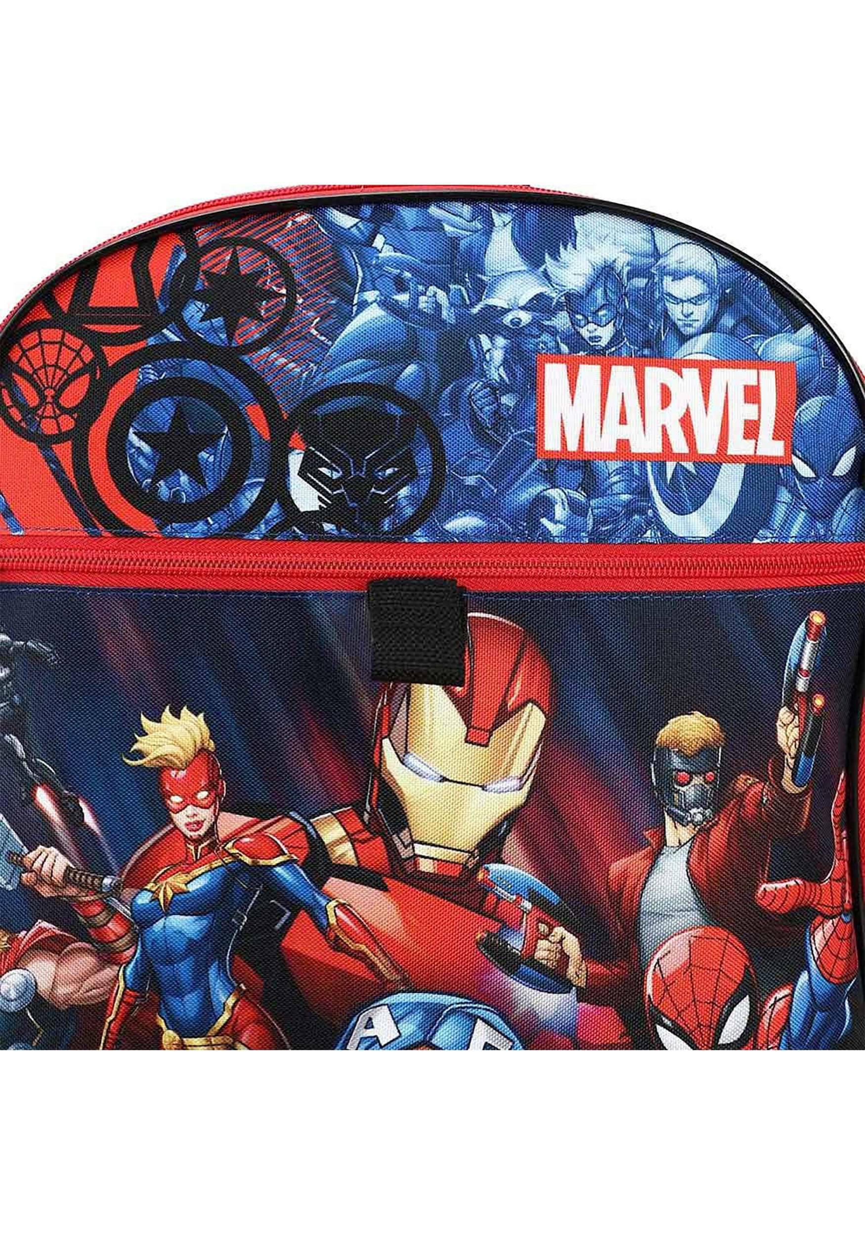 Marvel Heroes 6 Piece Backpack Set
