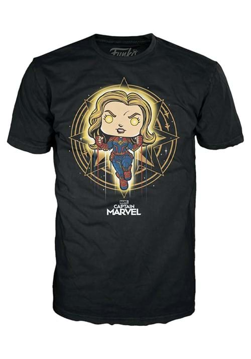 POP & TEE: Marvel - Captain Marvel