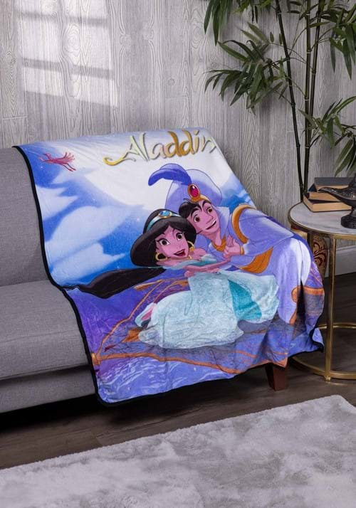 Aladdin Carpet Ride Micro Raschel Throw Blanket