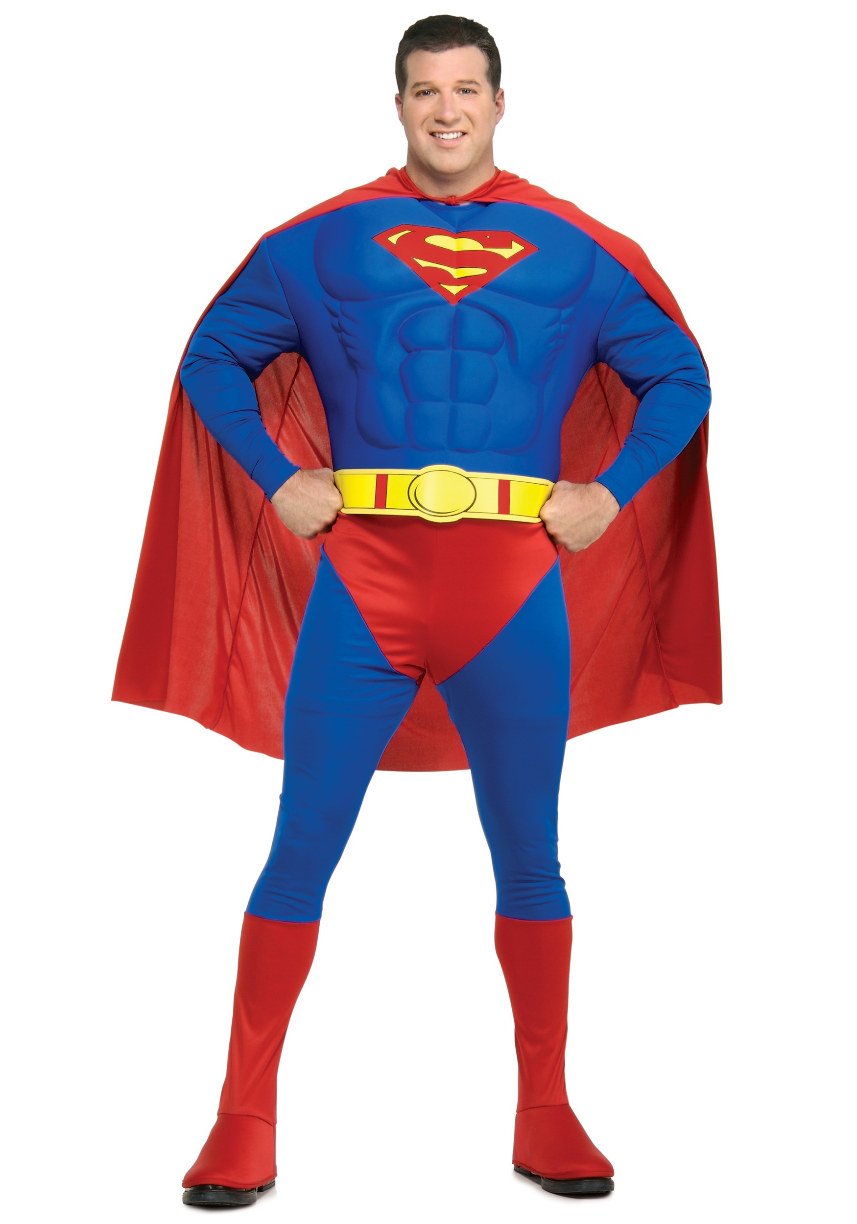 Plus Size Superman Superhero Costume