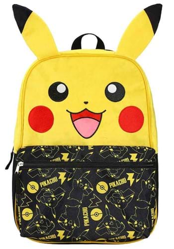 Pikachu 3D Sublimated Pokemon Backpack
