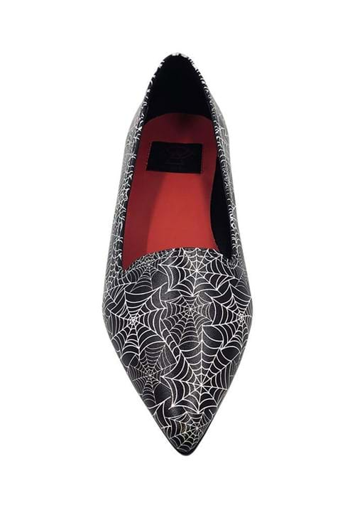 Spiderweb Pointed Ballet Flat