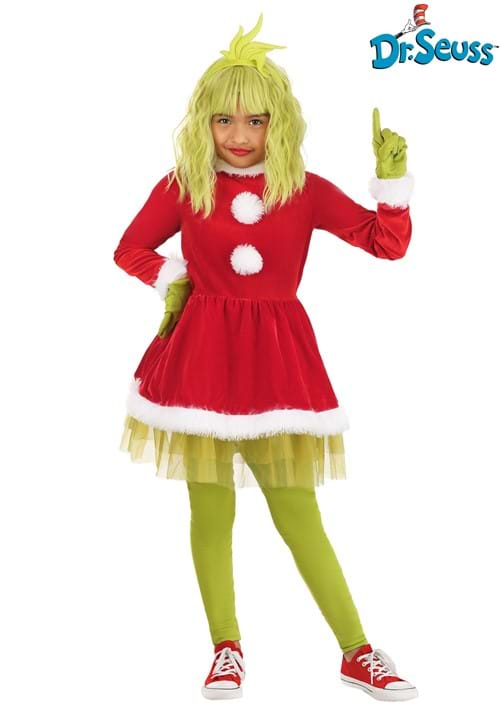 Kids Grinch Costume Dress