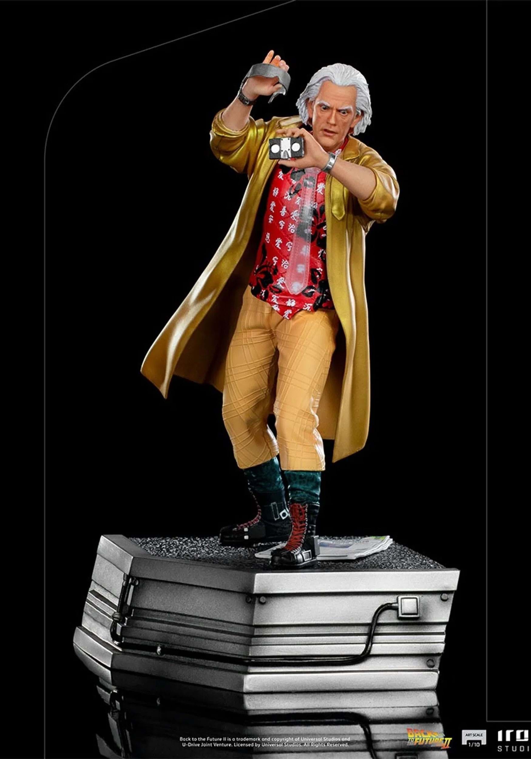 1/10 Art Scale Back To The Future II Doc Brown Statue