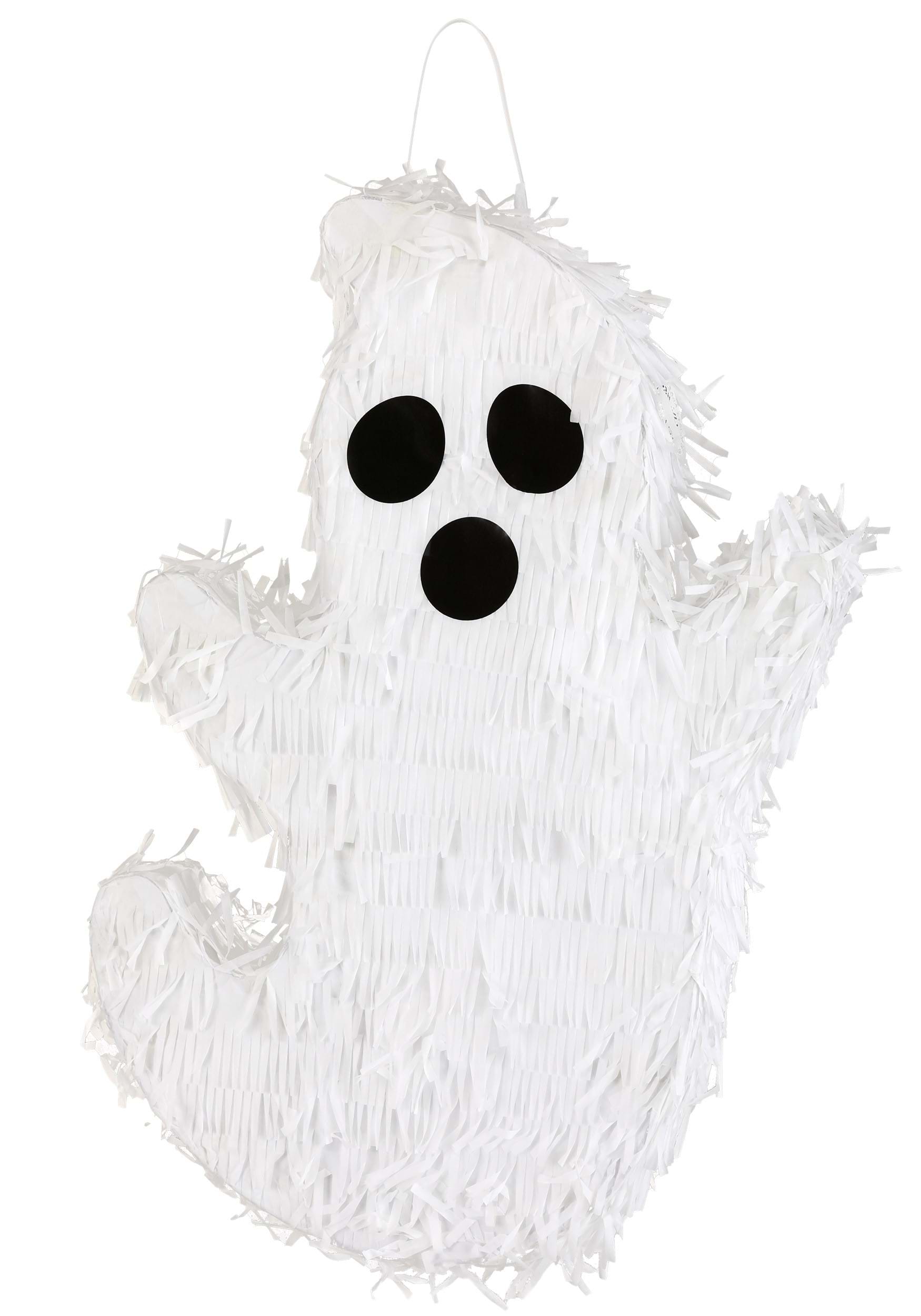 Spooky White Ghost Piñata Decoration