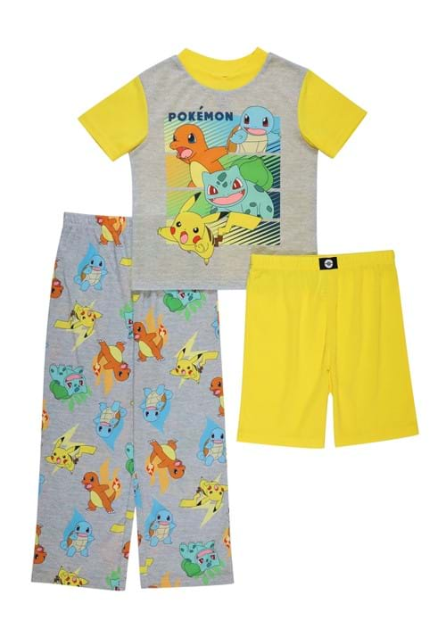 Boys 3 Piece Pokemon Action Sleep Set