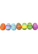 100 Piece Printed Plastic Egg Shells Alt 1