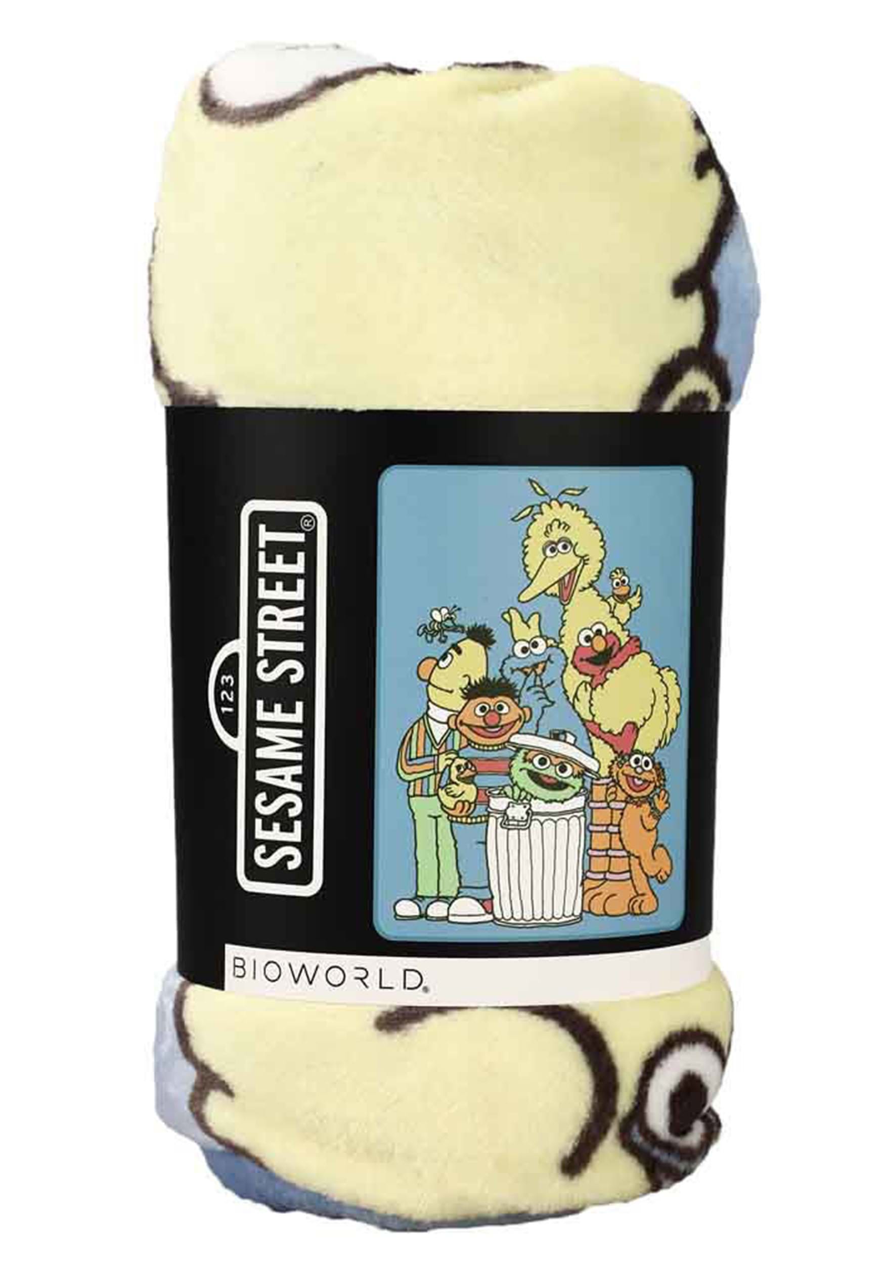 Sesame Street Characters Throw Blanket