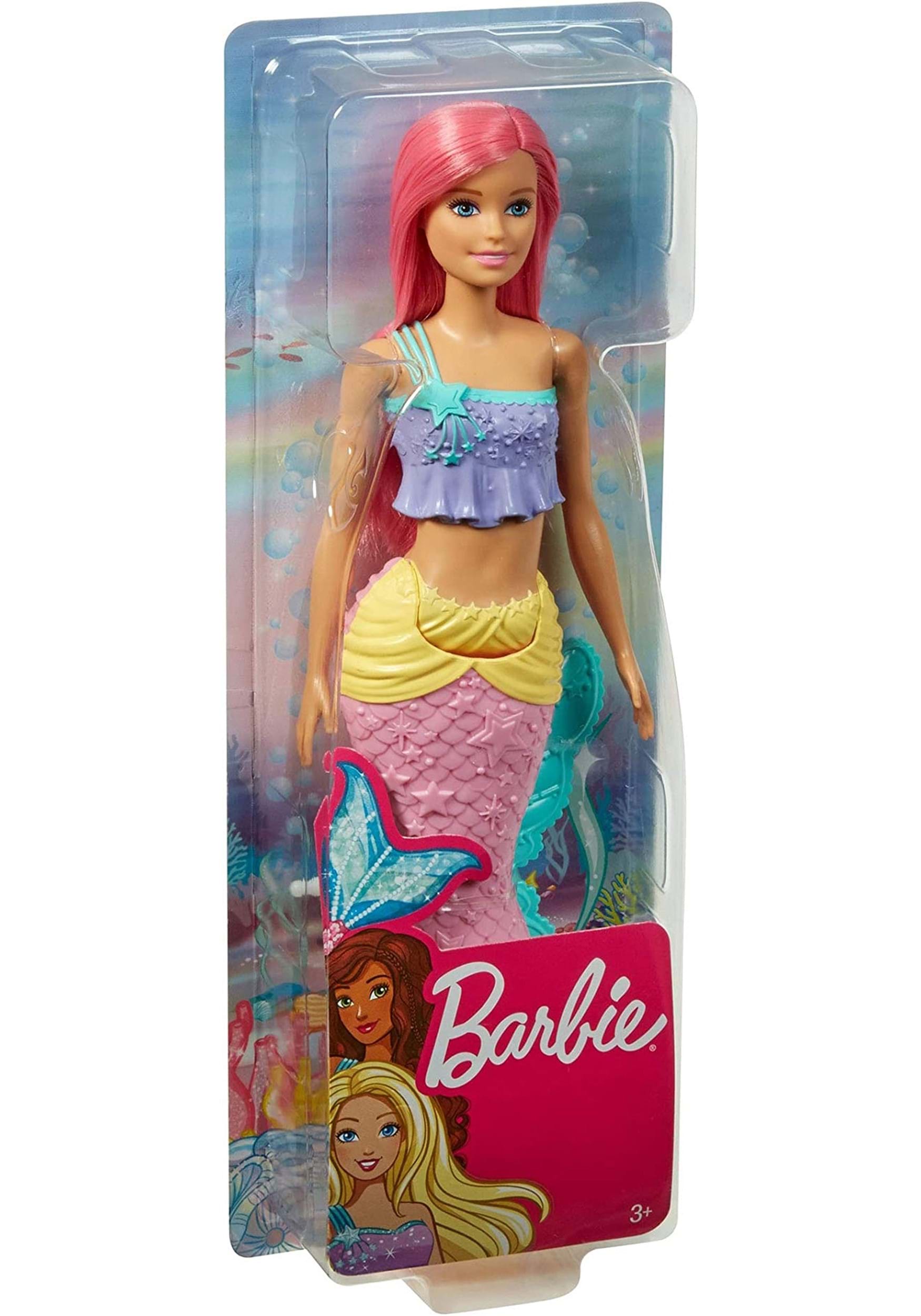 Pink Haired Barbie Mermaid