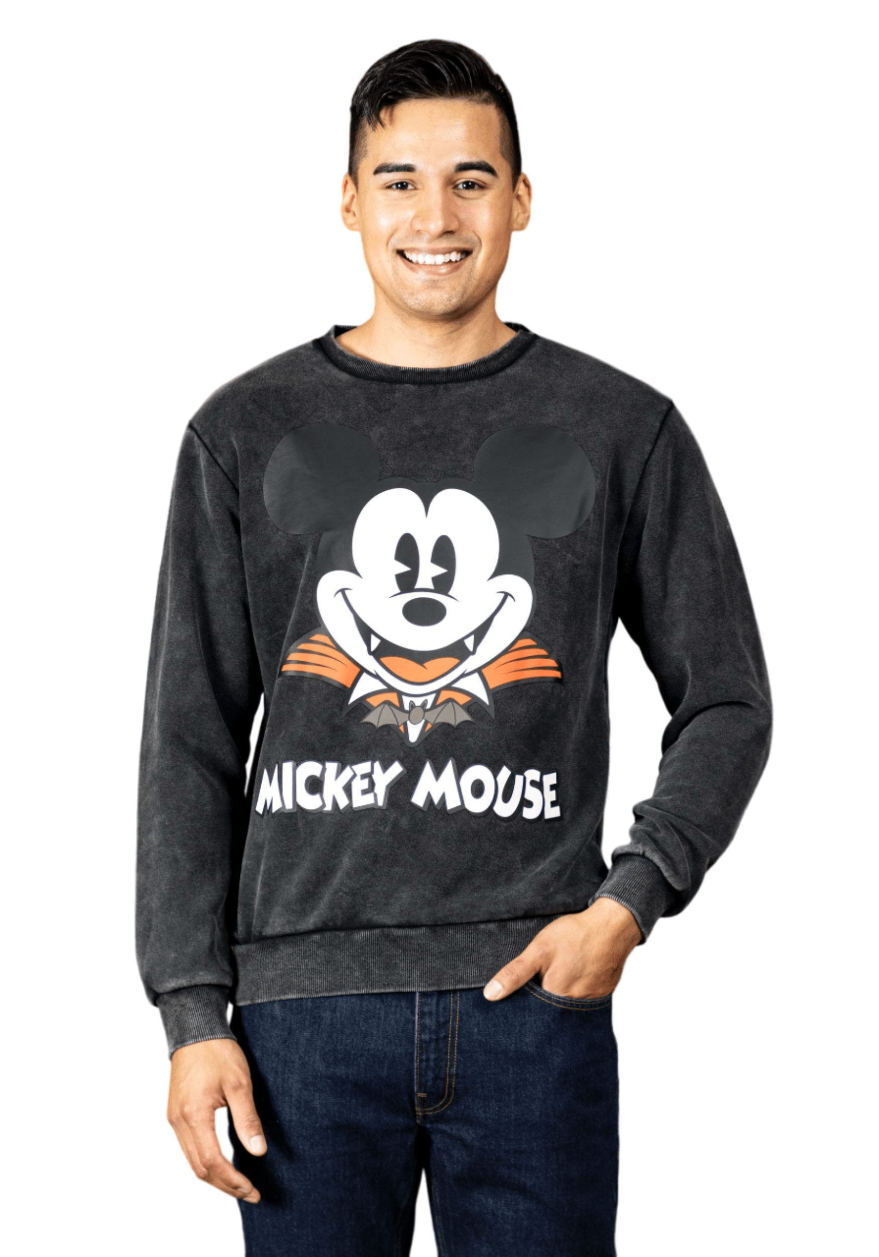 Cakeworthy Mickey Vampire Crewneck , Halloween Apparel