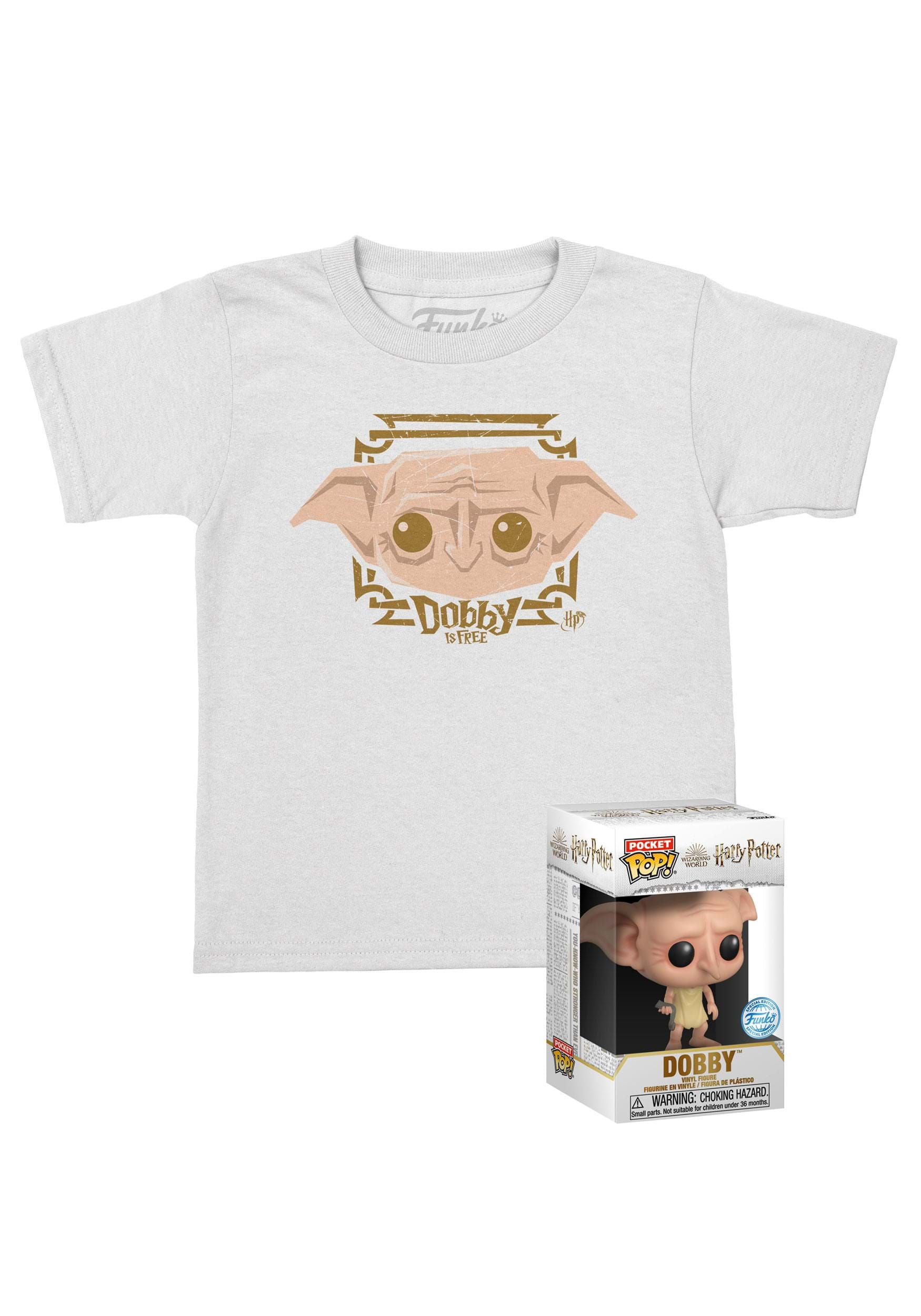 Pocket POP! And Tee: Harry Potter - Dobby Kid's Shirt