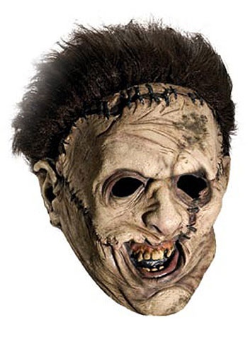 Vinyl Scary Leatherface Mask