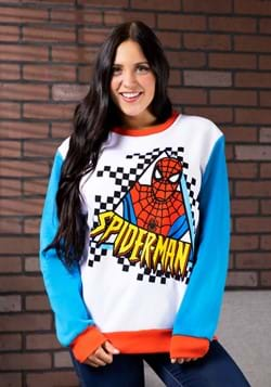 CAKEWORTHY UNISEX SPIDER-MAN COLOR BLOCK SWEATER Alt 2