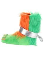 Street Fighter Blanka Costume Slippers Adult Alt 1