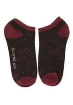 6 Pack of Harry Potter Womens Maroon Ankle Socks Alt 6