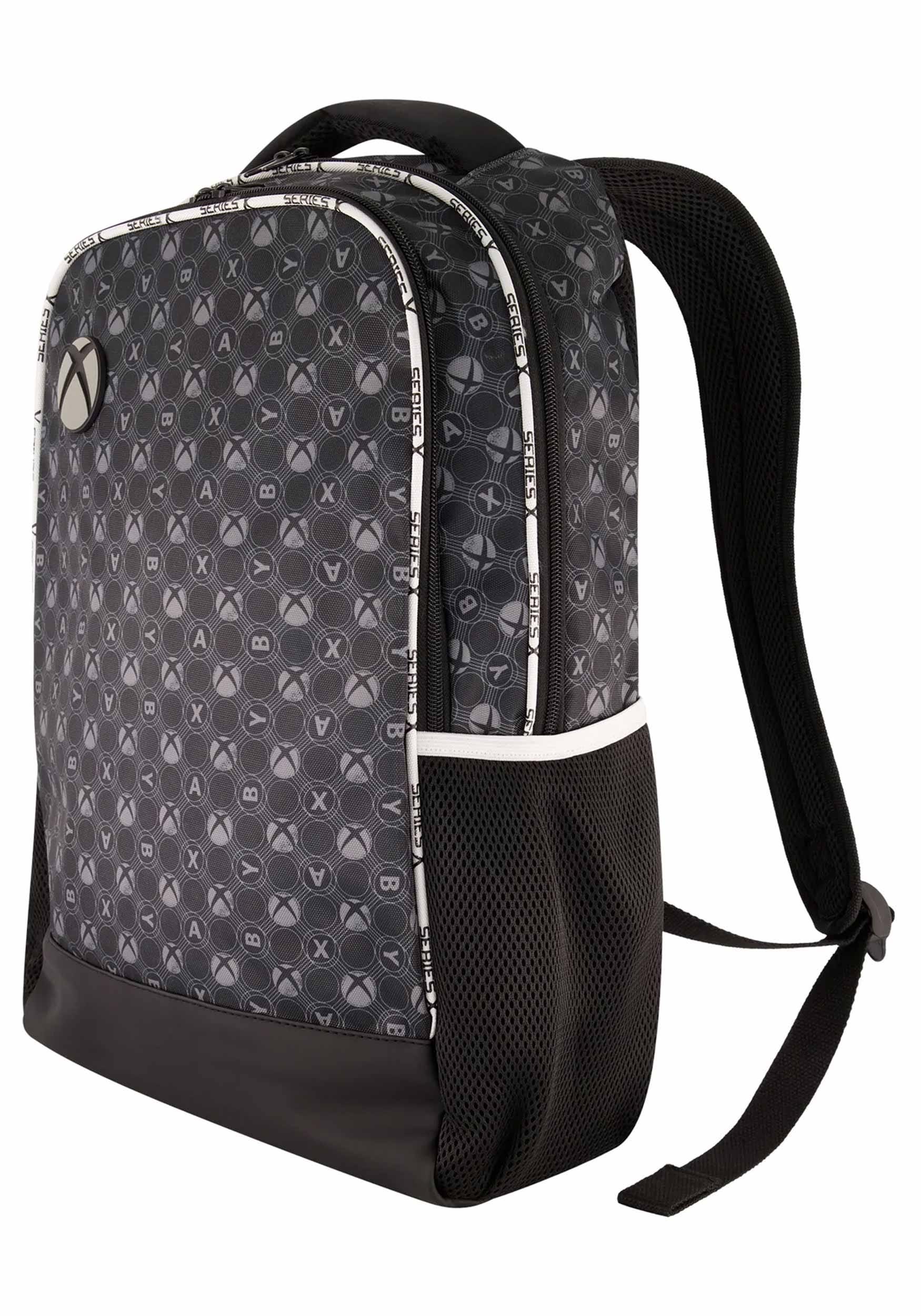 Xbox All Black Geometric Series X Backpack For Adults