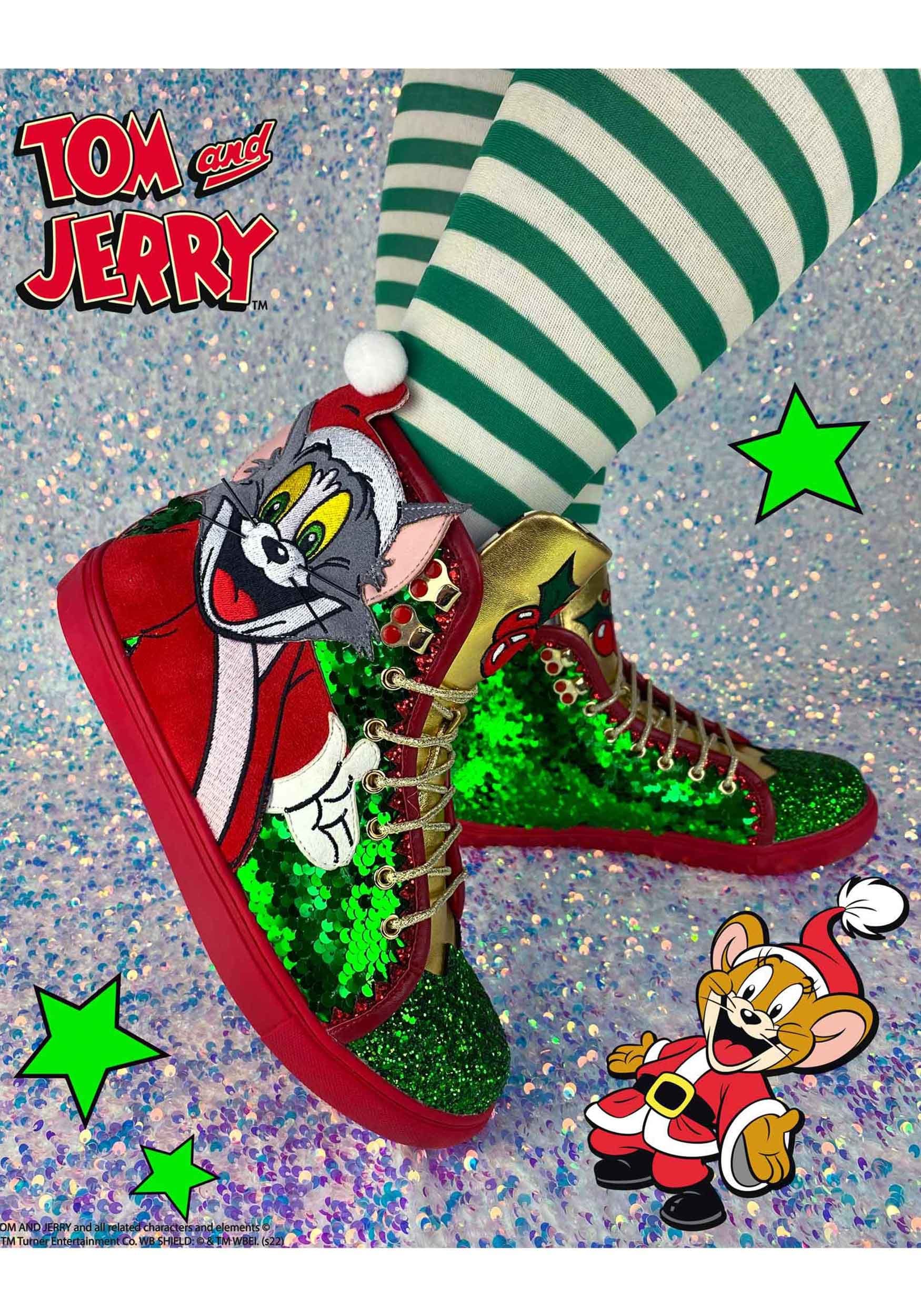 Tom And Jerry Christmas Crackers Sneakers By Irregular Choice